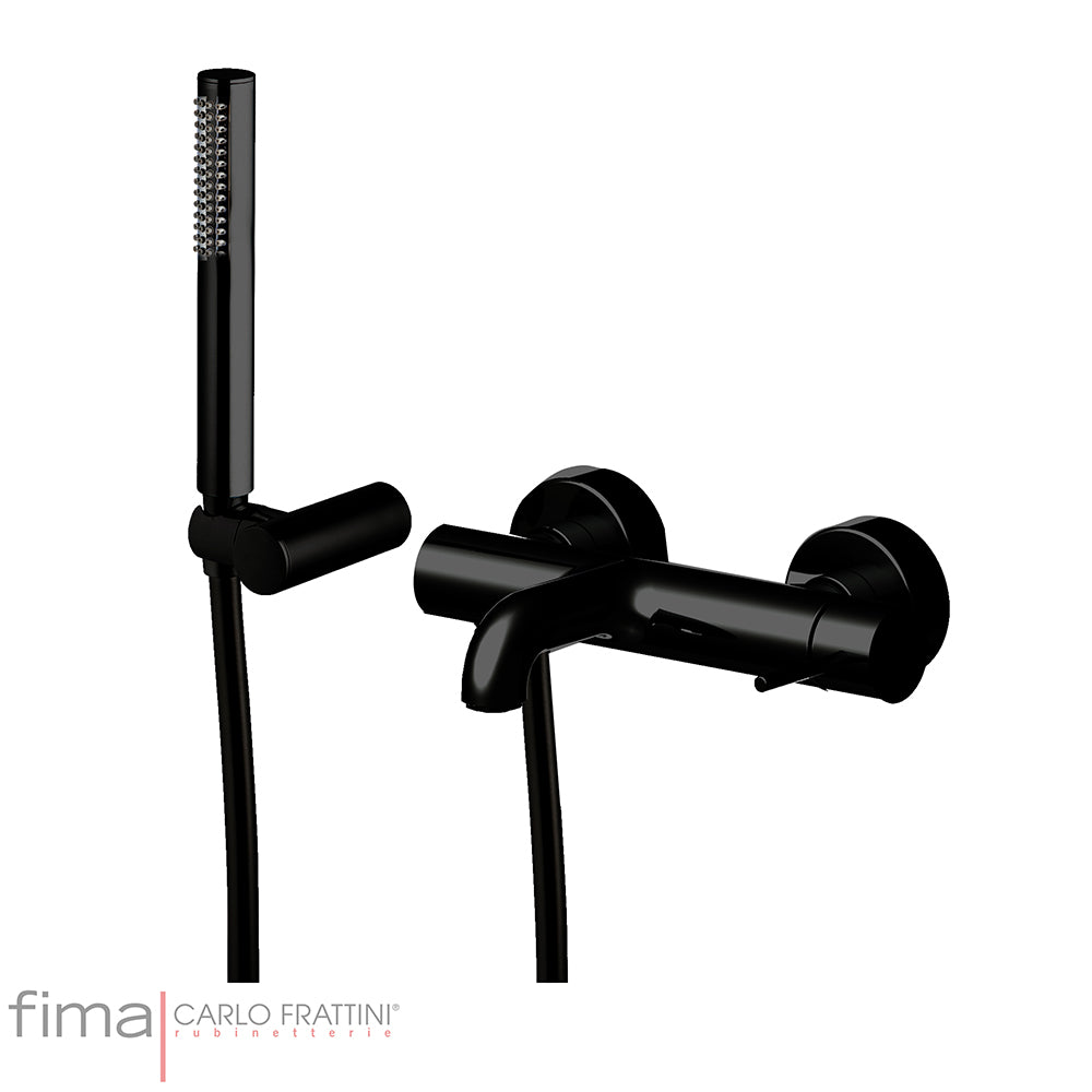 SPILLO UP BATH MIXER - WALL MOUNTED INCL H/SHOWER