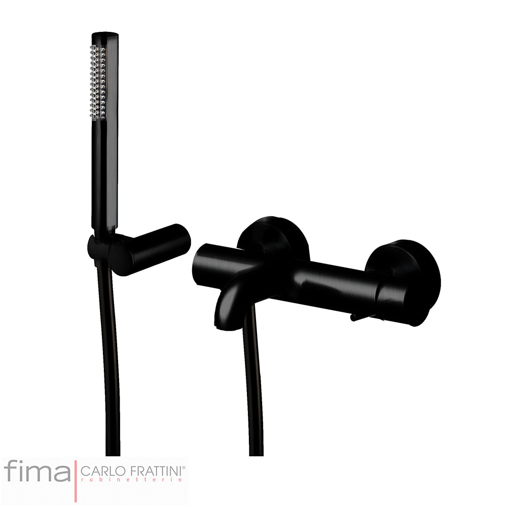 SPILLO UP BATH MIXER - WALL MOUNTED INCL H/SHOWER