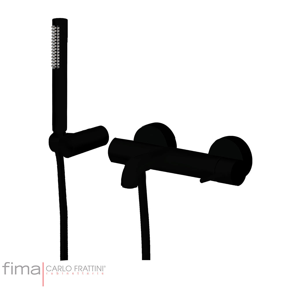 SPILLO UP BATH MIXER - WALL MOUNTED INCL H/SHOWER