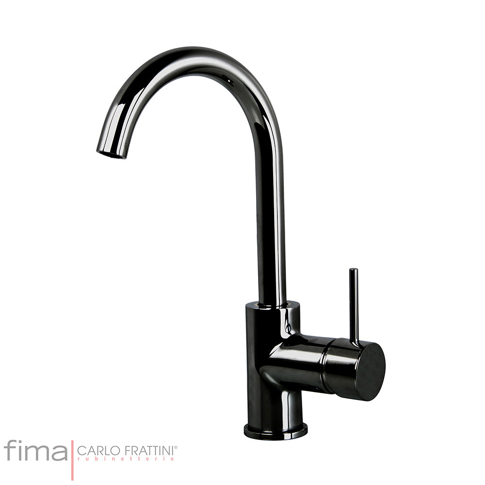 SPILLO UP BASIN MIXER - SWIVEL HOOP SPOUT