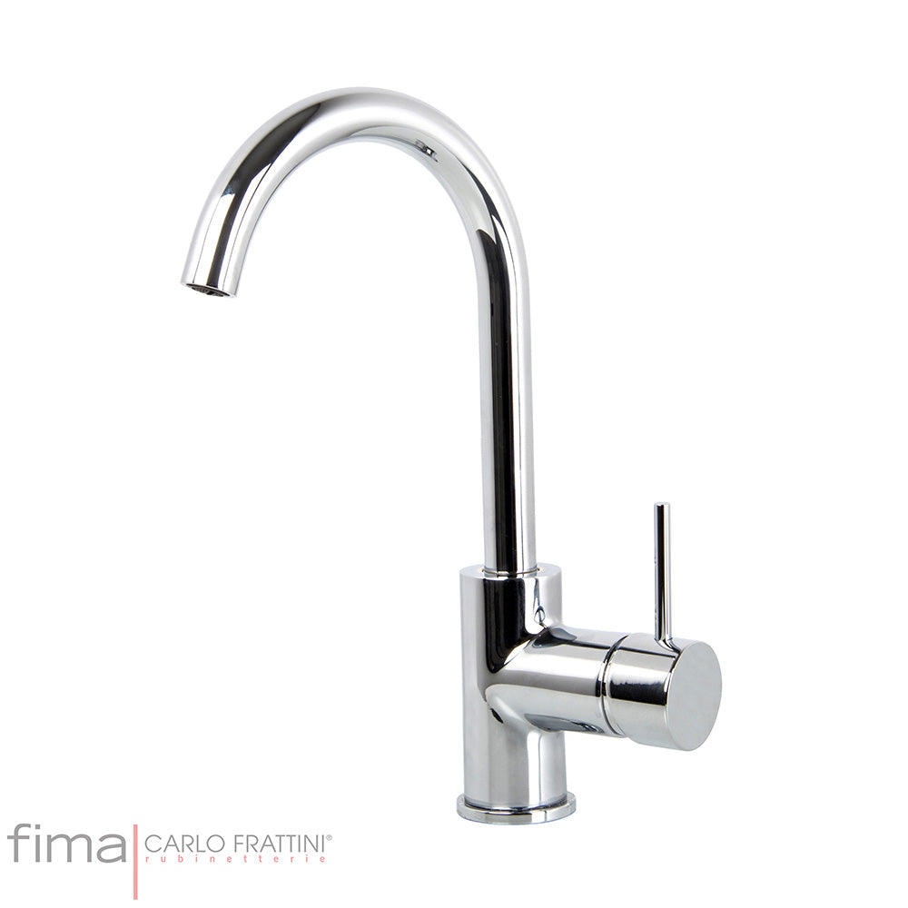 SPILLO UP BASIN MIXER - SWIVEL HOOP SPOUT