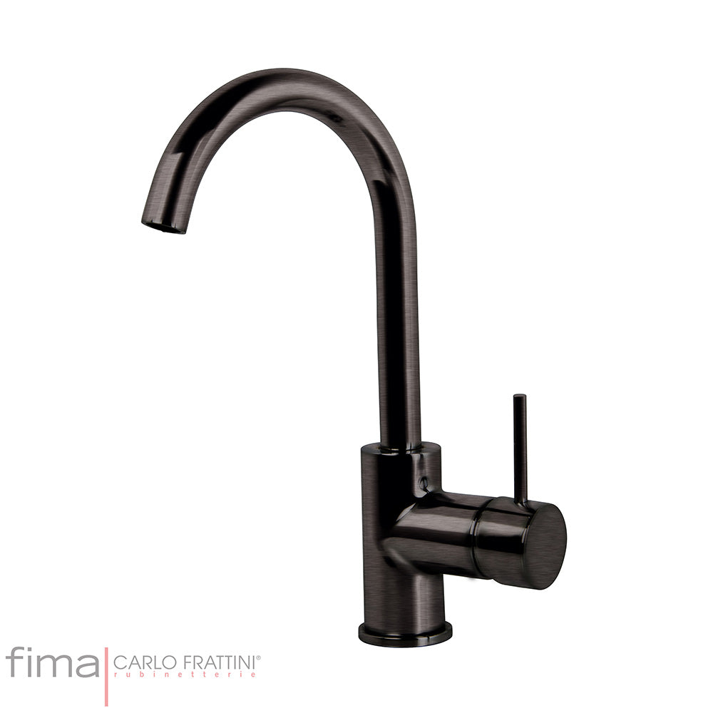 SPILLO UP BASIN MIXER - SWIVEL HOOP SPOUT
