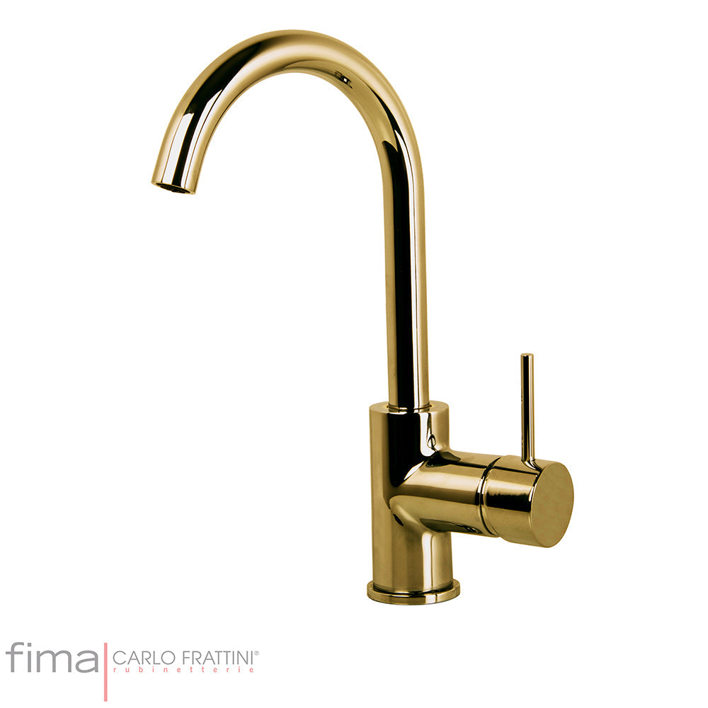 SPILLO UP BASIN MIXER - SWIVEL HOOP SPOUT