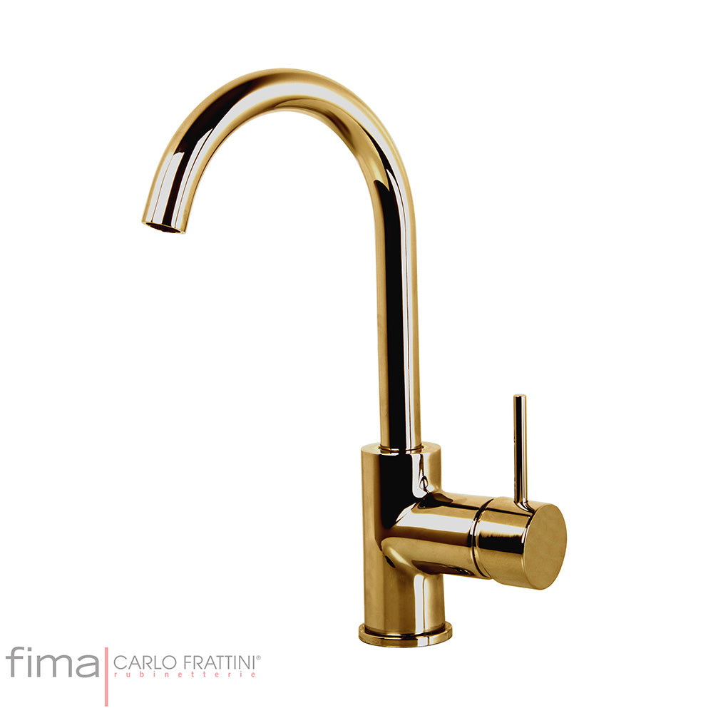 SPILLO UP BASIN MIXER - SWIVEL HOOP SPOUT