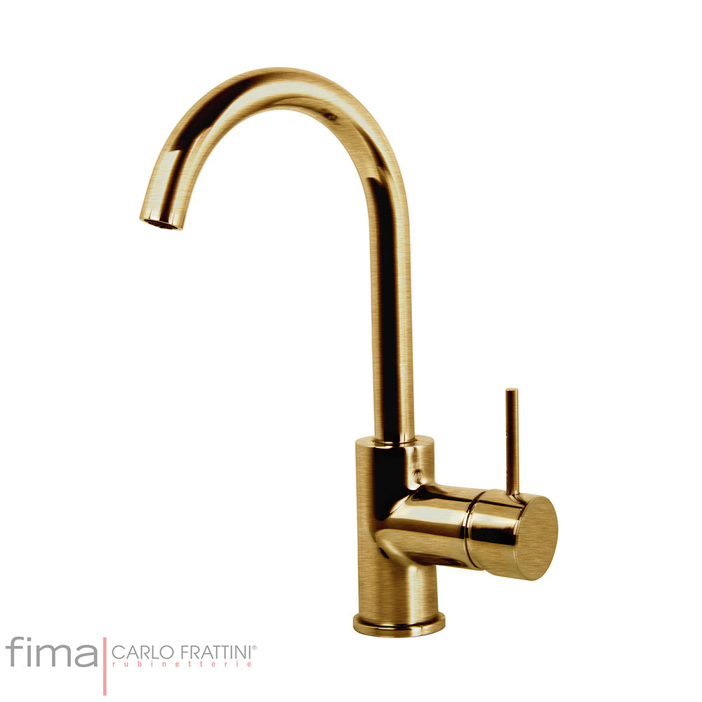 SPILLO UP BASIN MIXER - SWIVEL HOOP SPOUT