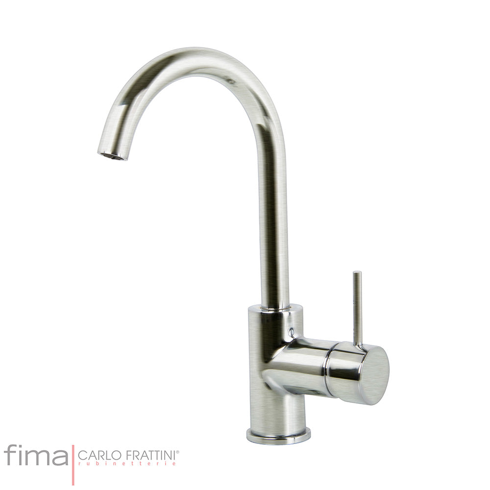 SPILLO UP BASIN MIXER - SWIVEL HOOP SPOUT