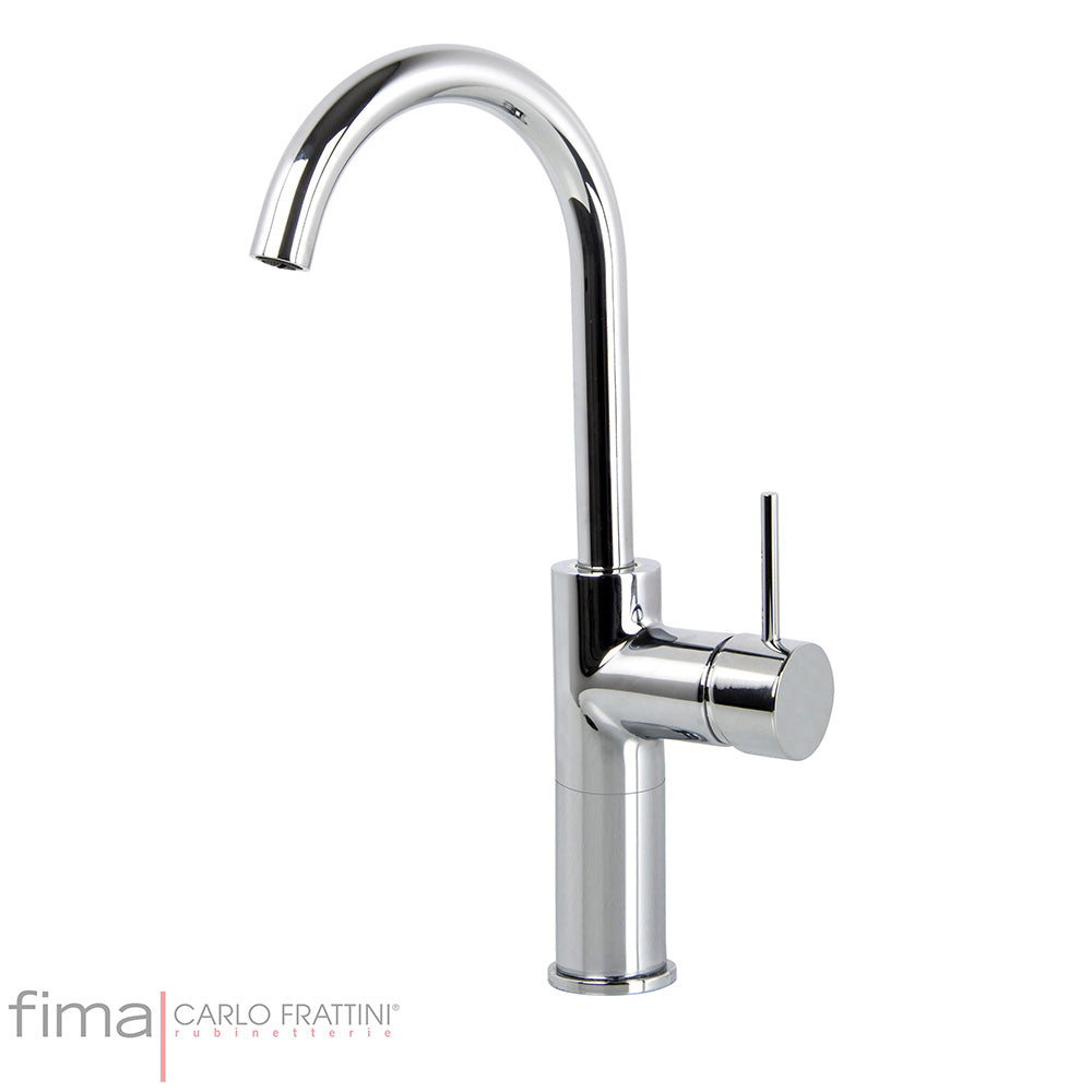 SPILLO UP BASIN MIXER - HIGH SWIVEL HOOP SPOUT