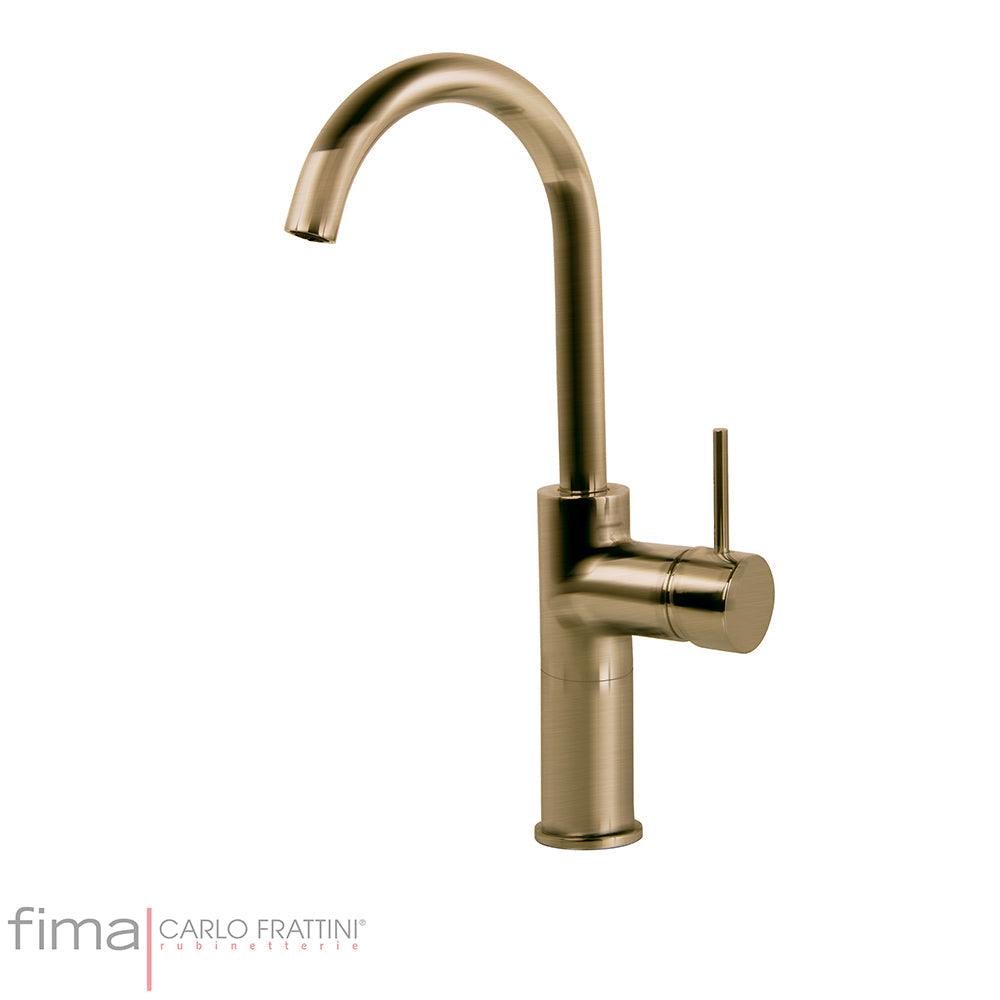 SPILLO UP BASIN MIXER - HIGH SWIVEL HOOP SPOUT