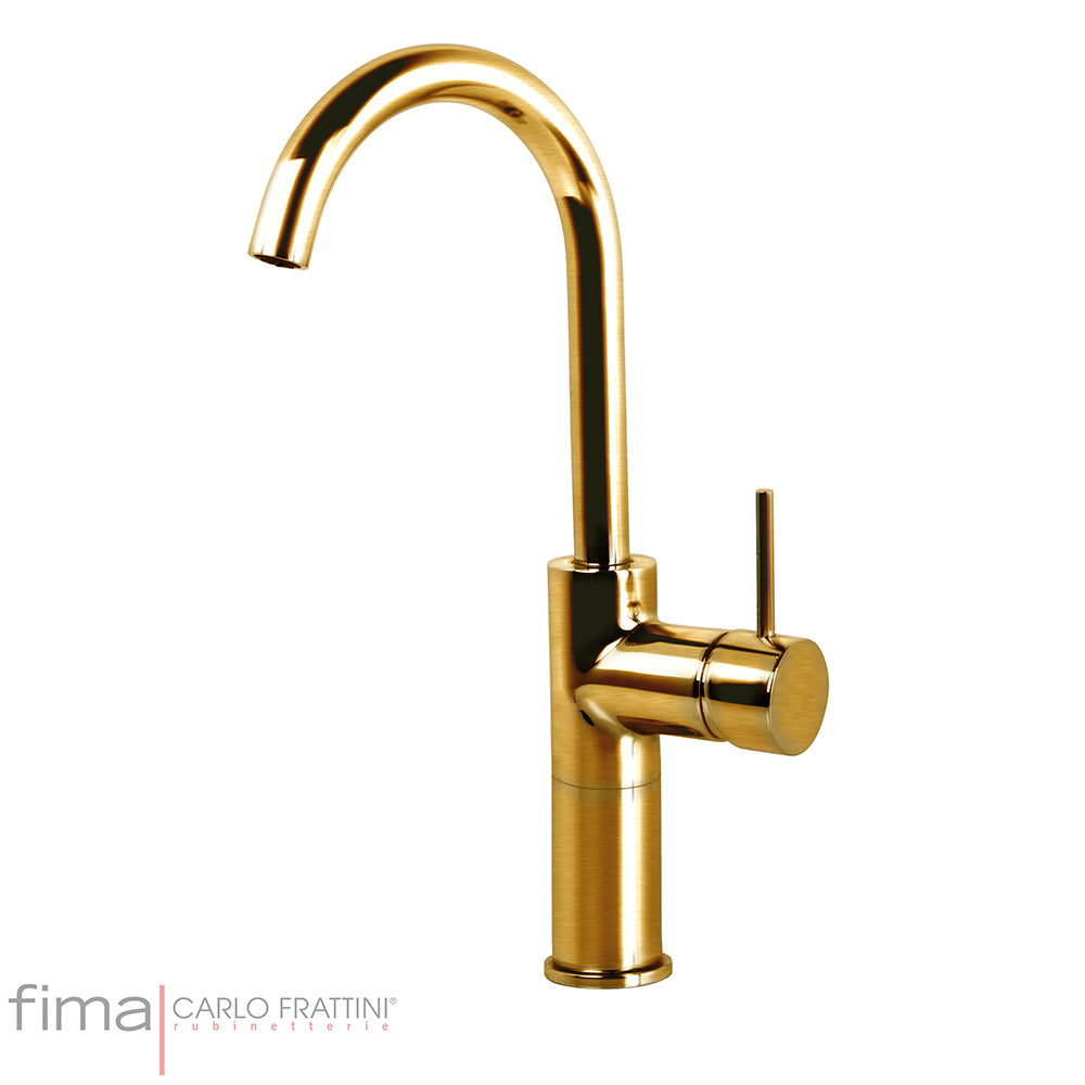 SPILLO UP BASIN MIXER - HIGH SWIVEL HOOP SPOUT