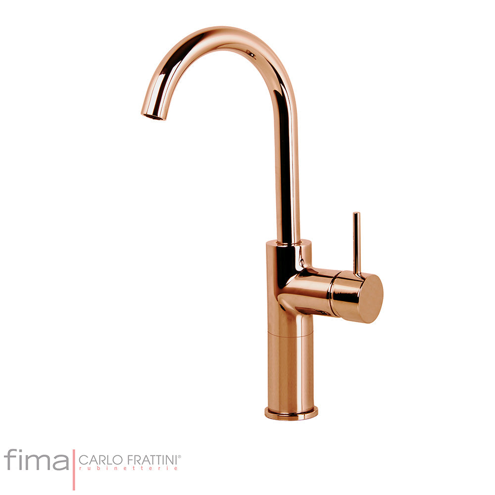 SPILLO UP BASIN MIXER - HIGH SWIVEL HOOP SPOUT