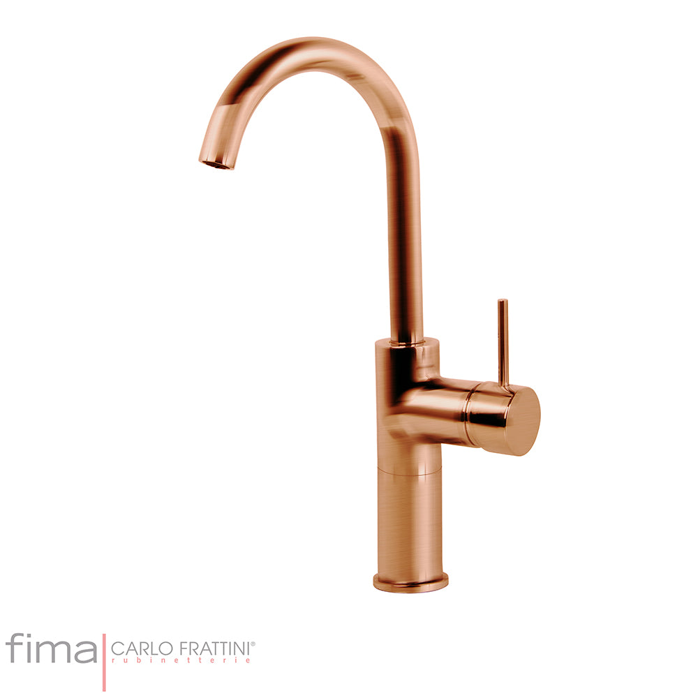 SPILLO UP BASIN MIXER - HIGH SWIVEL HOOP SPOUT