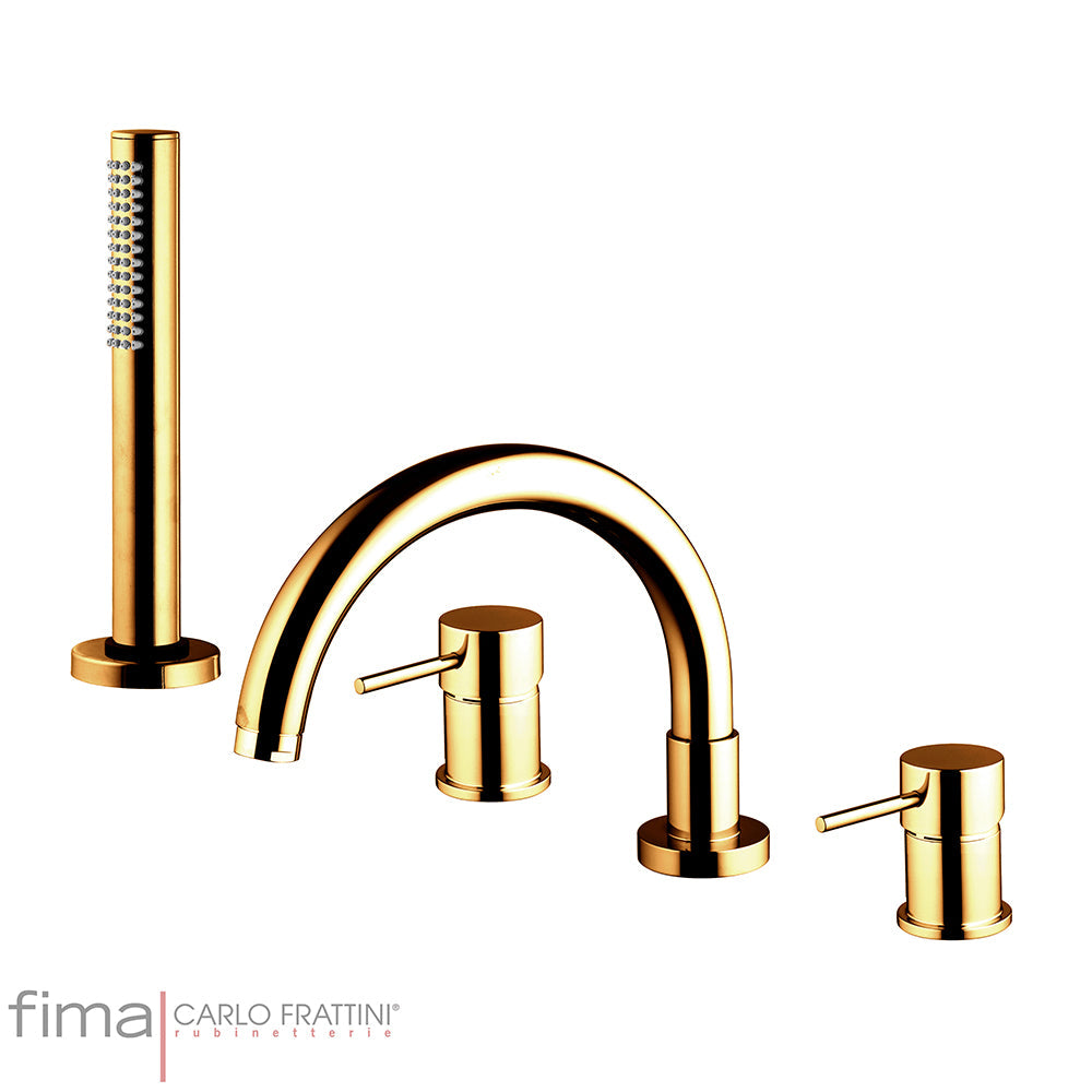 SPILLO UP BATH MIXER - DECK MOUNTED INCL SPOUT