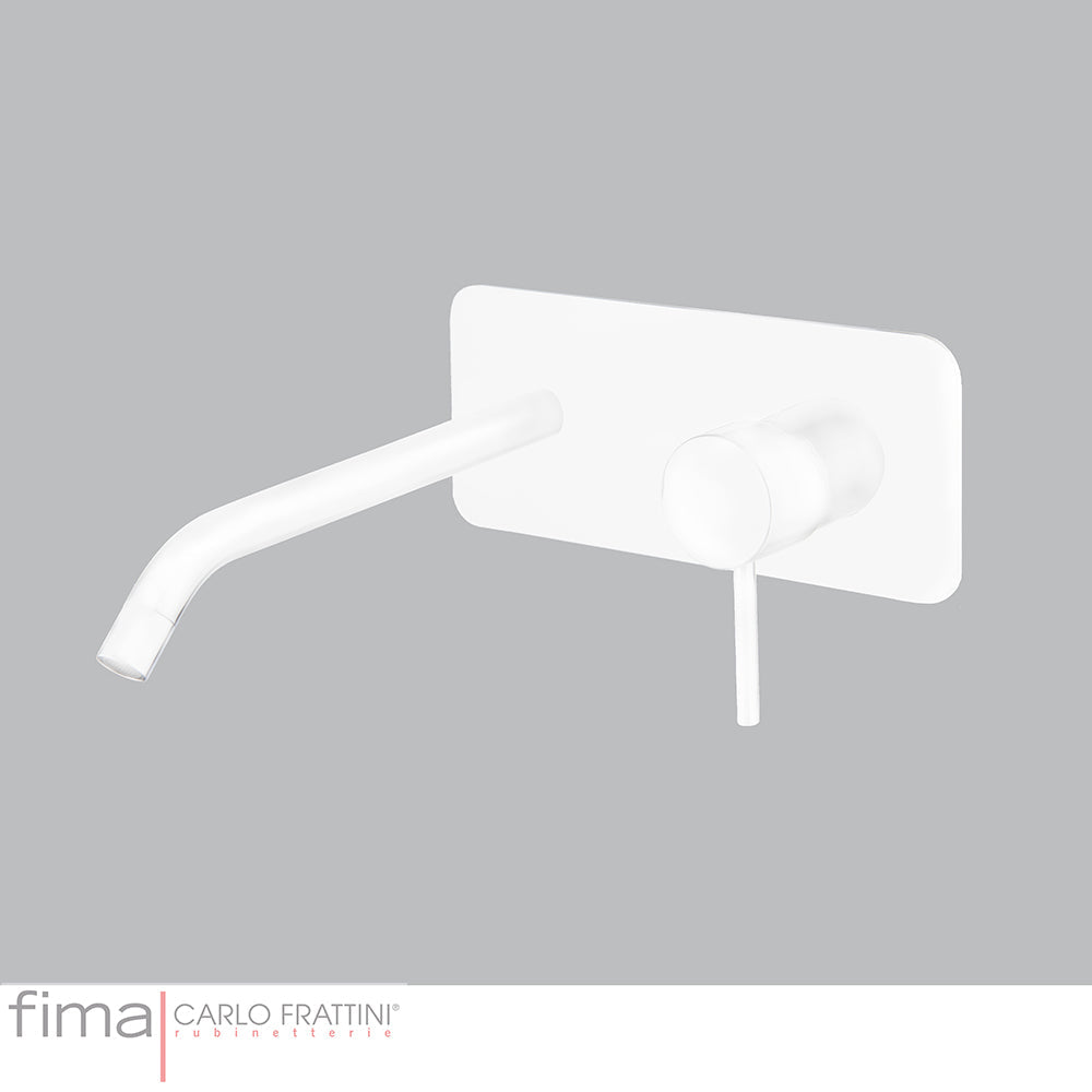 SPILLO UP BASIN MIXER - WALL MOUNTED SINGLE PLATE - WLX5 200MM SPOUT