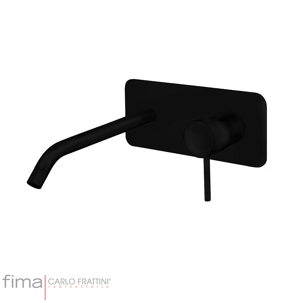 SPILLO UP BASIN MIXER - WALL MOUNTED SINGLE PLATE - WLX5 200MM SPOUT