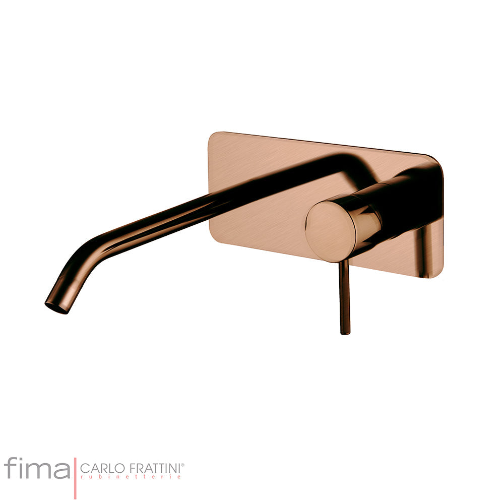 SPILLO UP BASIN MIXER - WALL MOUNTED SINGLE PLATE - WLX5 200MM SPOUT