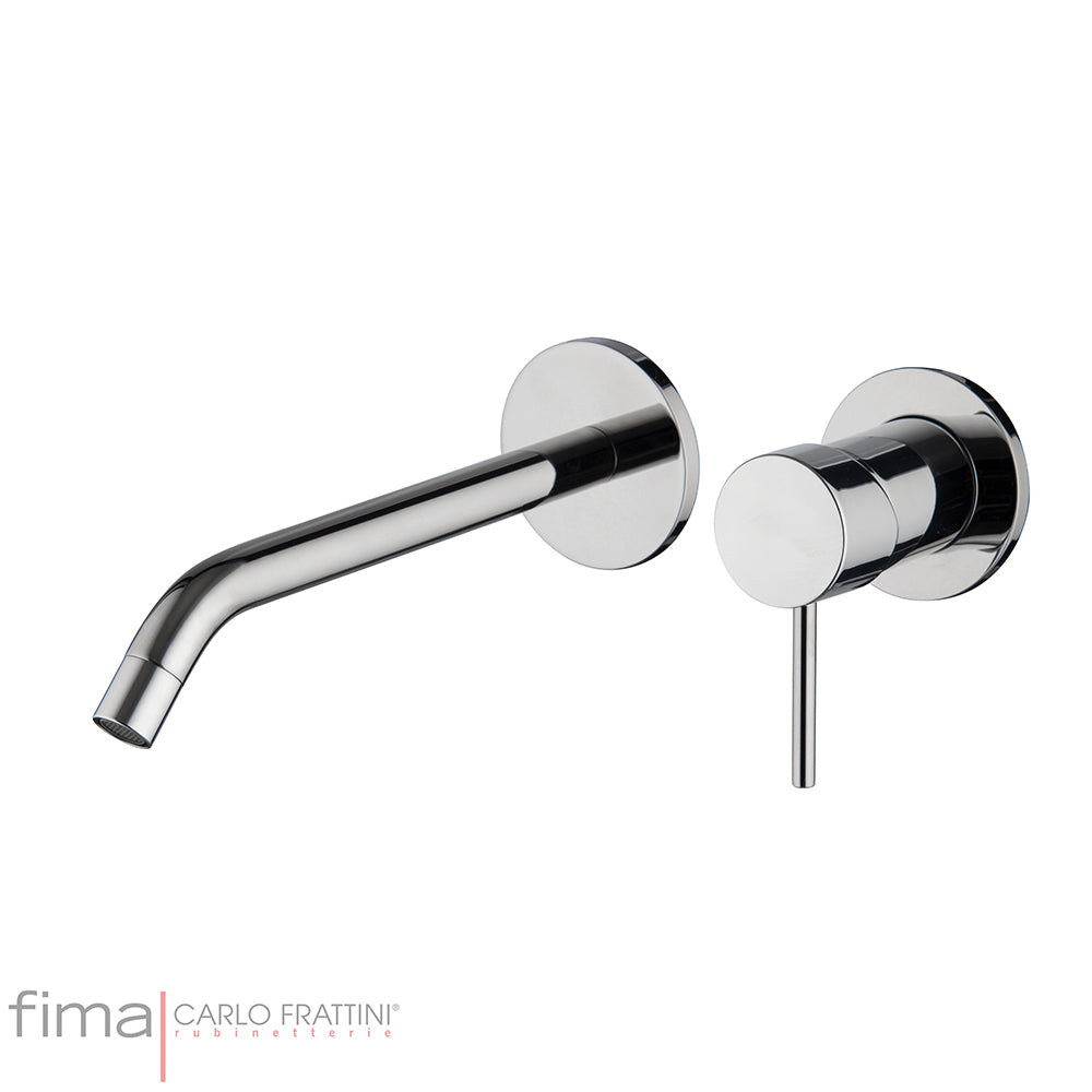 SPILLO UP BASIN MIXER - WALL MOUNTED DUAL PLATE - WLX8 210MM SPOUT