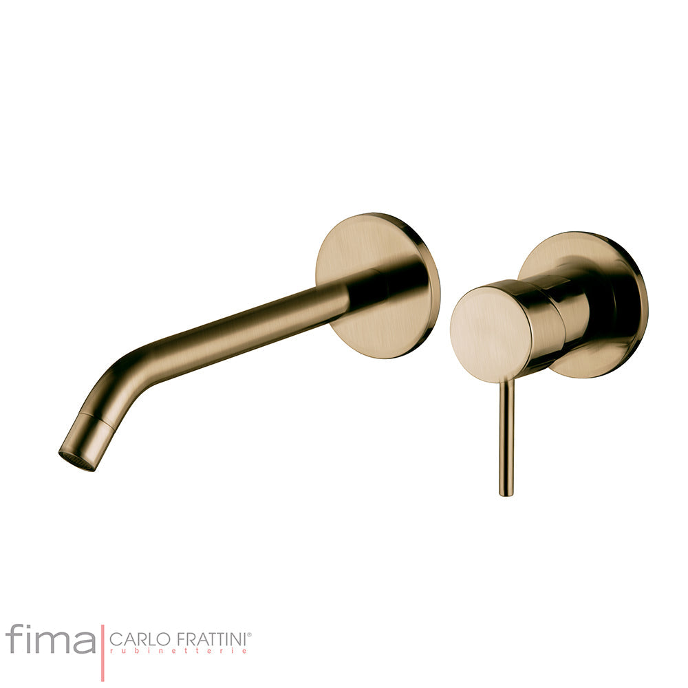 SPILLO UP BASIN MIXER - WALL MOUNTED DUAL PLATE - WLX8 210MM SPOUT