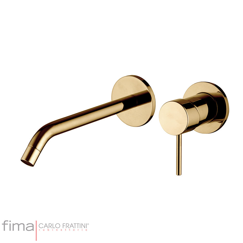 SPILLO UP BASIN MIXER - WALL MOUNTED DUAL PLATE - WLX8 210MM SPOUT