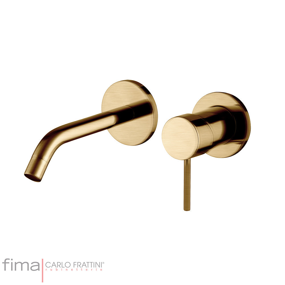 SPILLO UP BASIN MIXER - WALL MOUNTED DUAL PLATE - WX8 160MM SPOUT