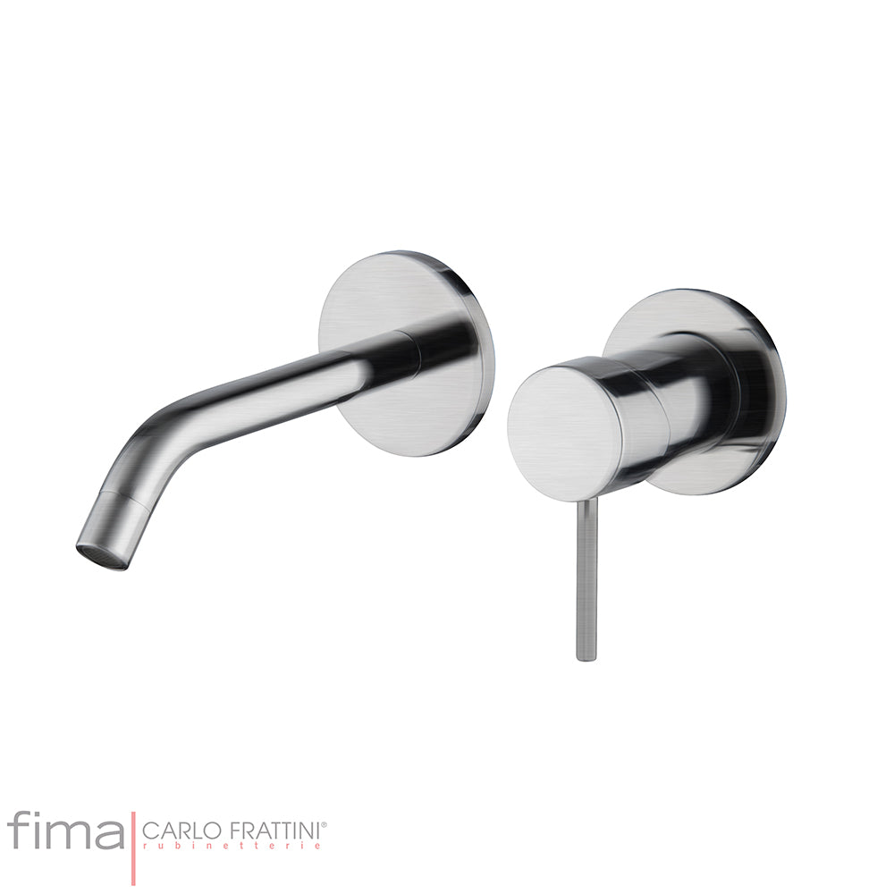 SPILLO UP BASIN MIXER - WALL MOUNTED DUAL PLATE - WX8 160MM SPOUT