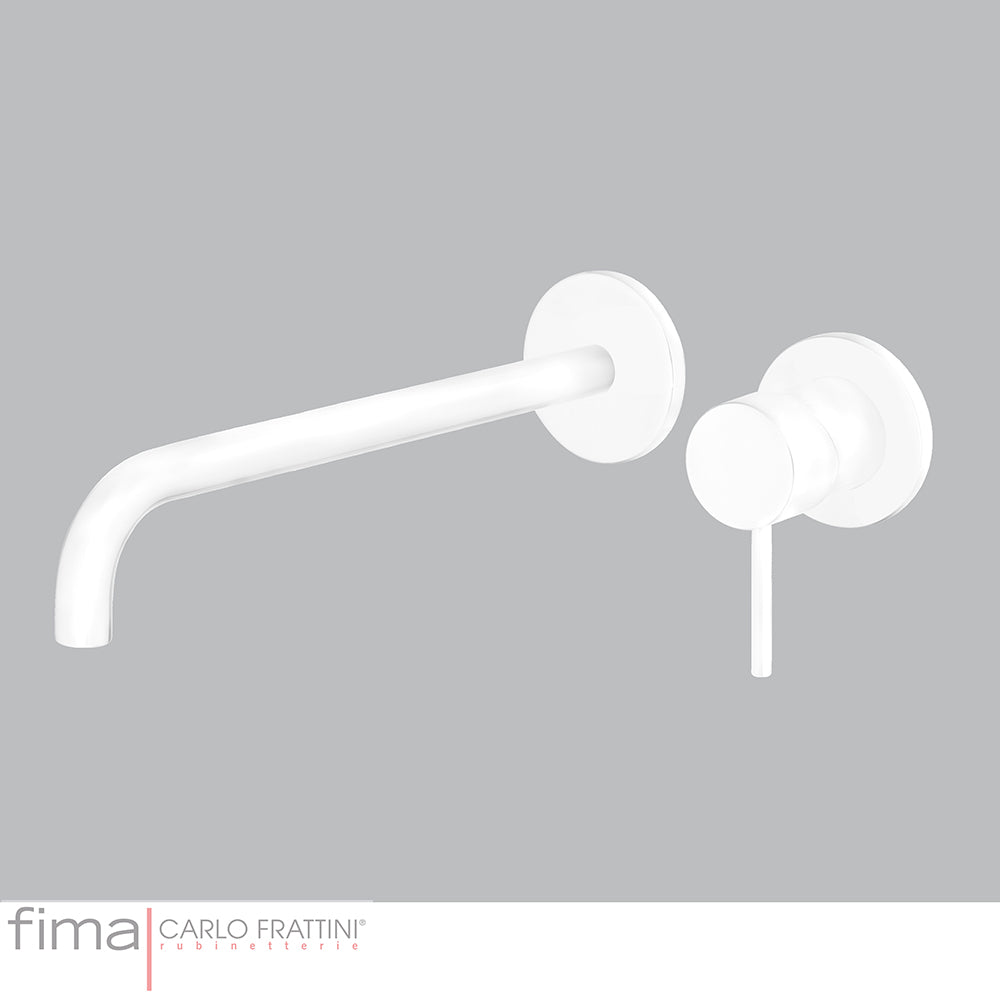 SPILLO UP BASIN MIXER - WALL MOUNTED DUAL PLATE - WZX9 250MM SPOUT