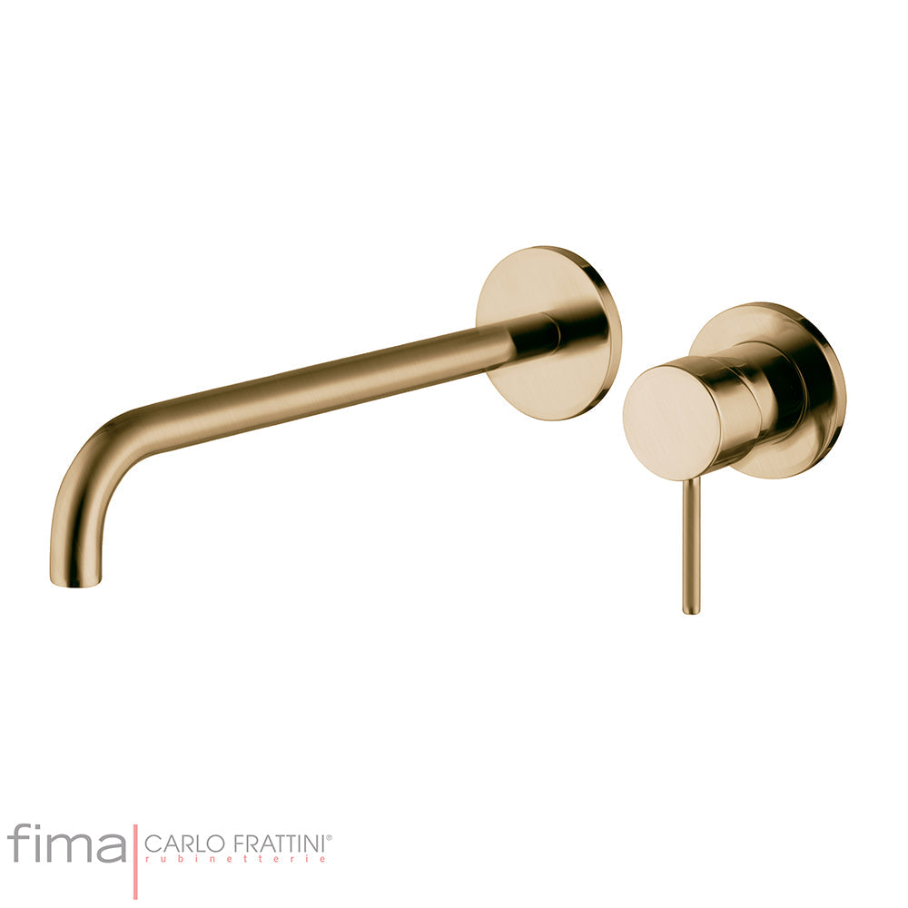 SPILLO UP BASIN MIXER - WALL MOUNTED DUAL PLATE - WZX9 250MM SPOUT