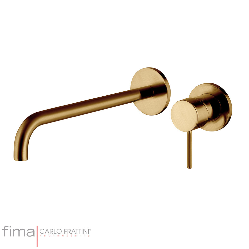 SPILLO UP BASIN MIXER - WALL MOUNTED DUAL PLATE - WZX9 250MM SPOUT