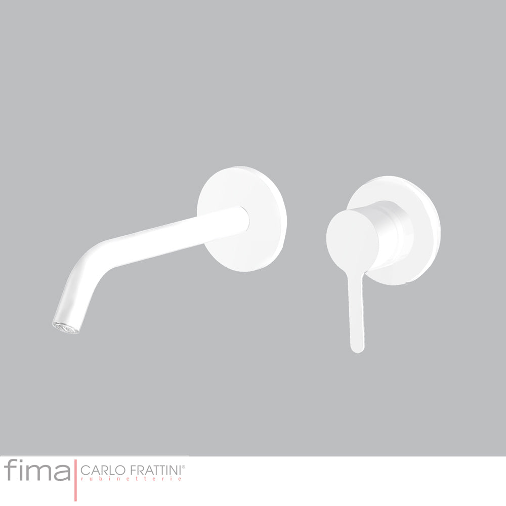 SNAP BASIN MIXER - WALL MOUNTED DUAL PLATE - WLX8 200MM SPOUT