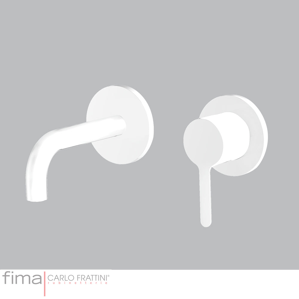 SNAP BASIN MIXER - WALL MOUNTED DUAL PLATE - WSX9 120MM SPOUT