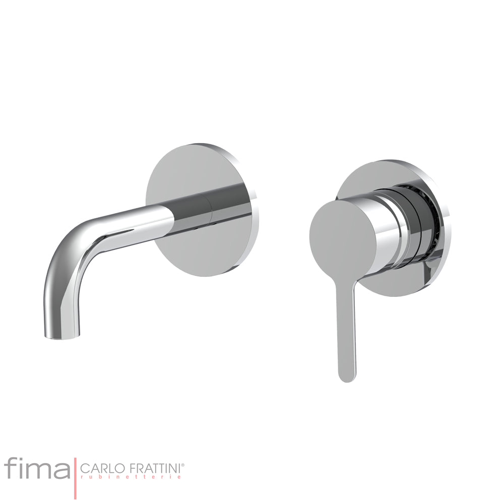 SNAP BASIN MIXER - WALL MOUNTED DUAL PLATE - WSX9 120MM SPOUT