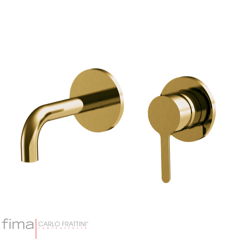 SNAP BASIN MIXER - WALL MOUNTED DUAL PLATE - WSX9 120MM SPOUT