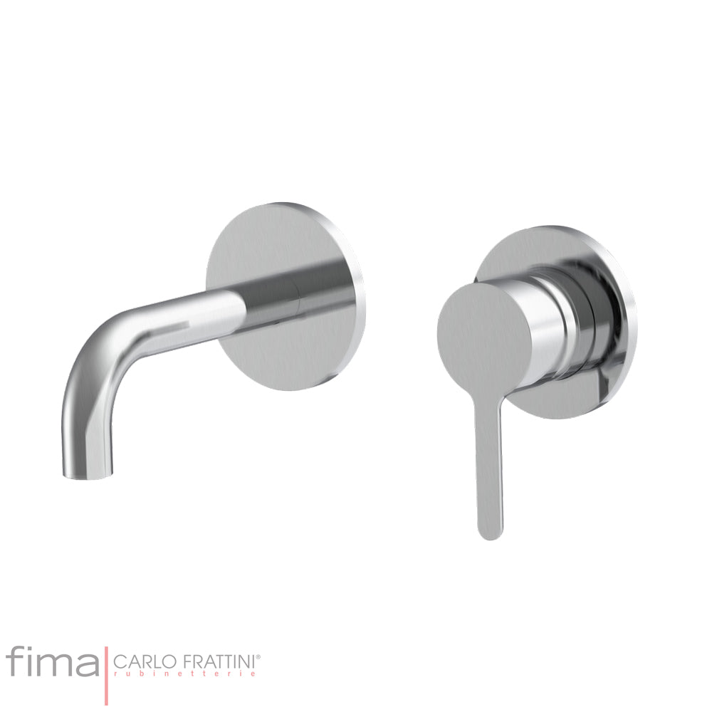 SNAP BASIN MIXER - WALL MOUNTED DUAL PLATE - WSX9 120MM SPOUT