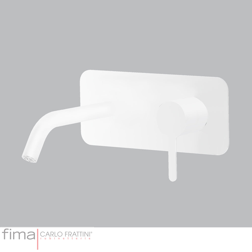 SNAP BASIN MIXER - WALL MOUNTED SINGLE PLATE - WX5 150MM SPOUT