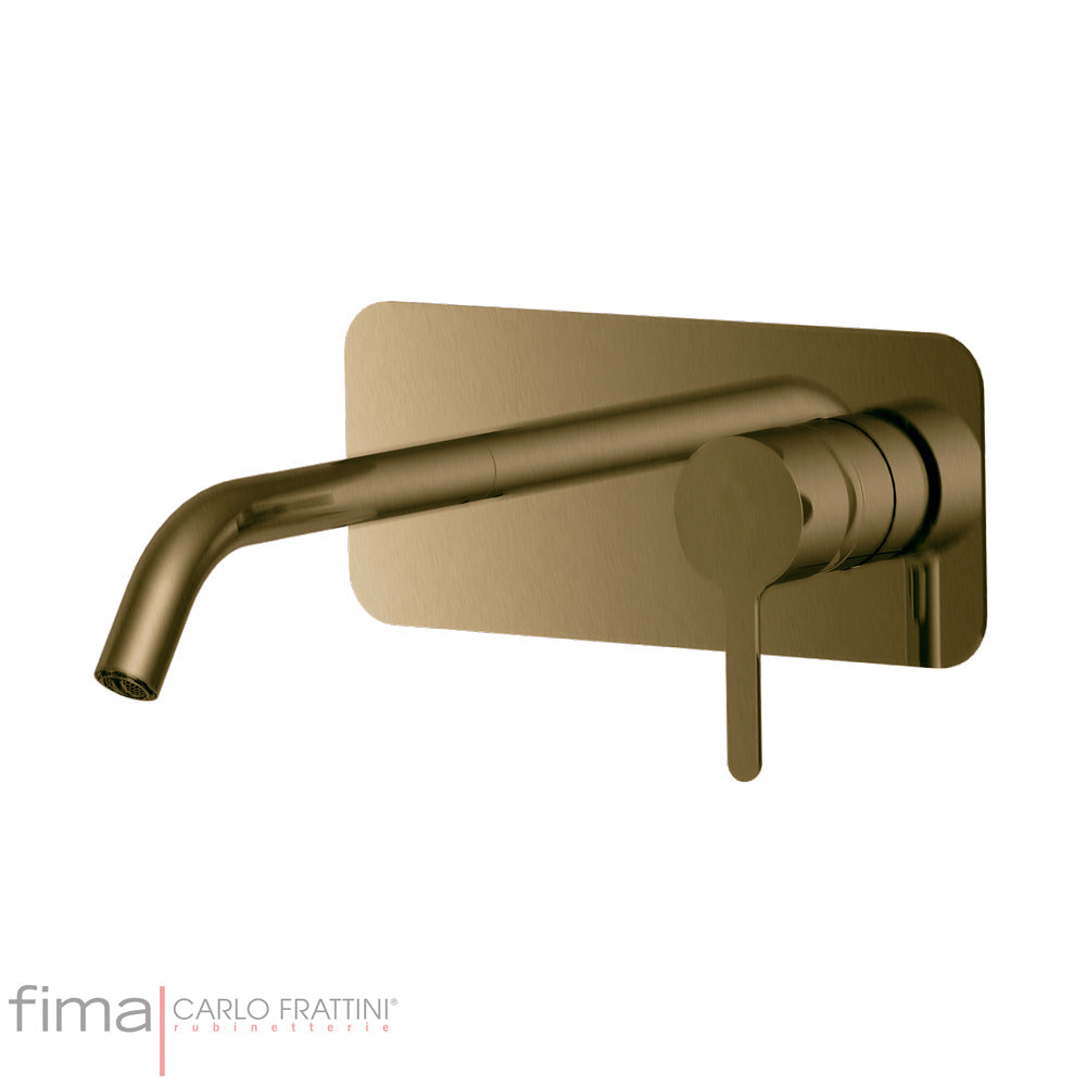 SNAP BASIN MIXER - WALL MOUNTED SINGLE PLATE - WX5 150MM SPOUT