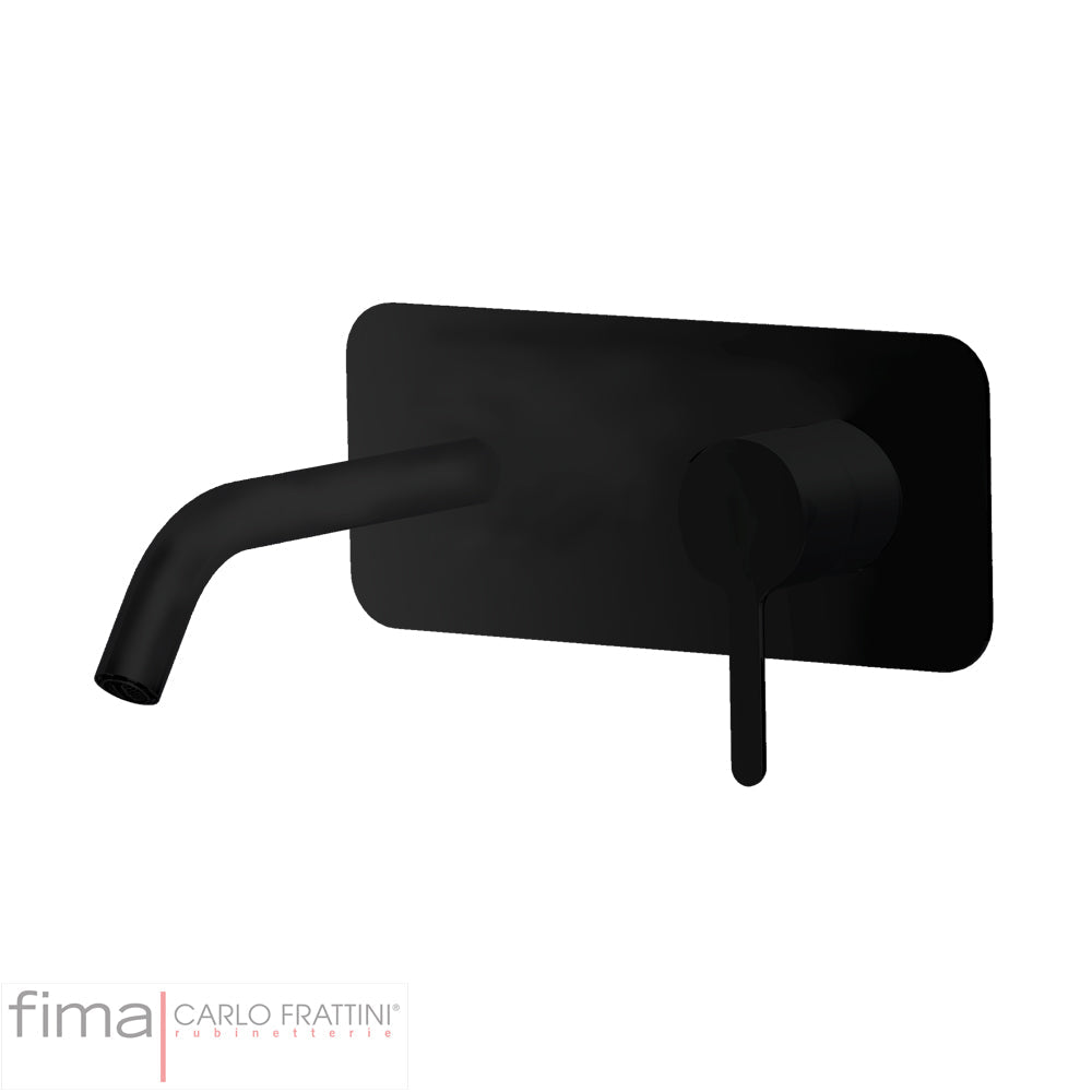 SNAP BASIN MIXER - WALL MOUNTED SINGLE PLATE - WX5 150MM SPOUT