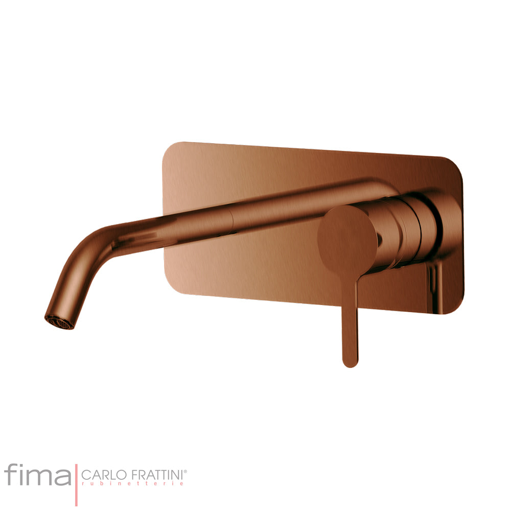 SNAP BASIN MIXER - WALL MOUNTED SINGLE PLATE - WX5 150MM SPOUT