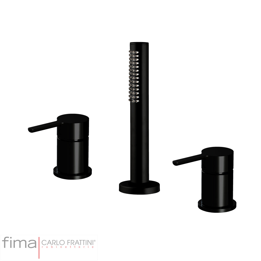 SNAP BATH MIXER - DECK MOUNTED EXCL SPOUT