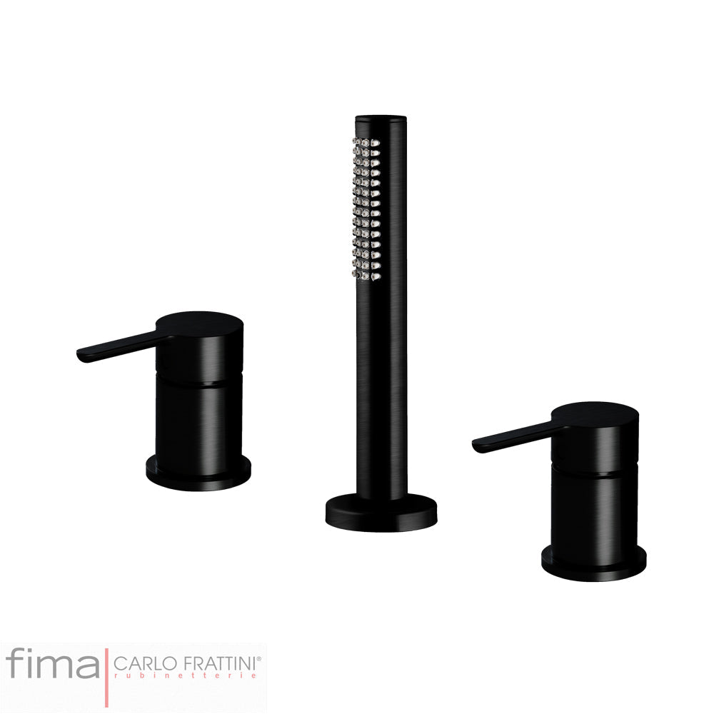 SNAP BATH MIXER - DECK MOUNTED EXCL SPOUT