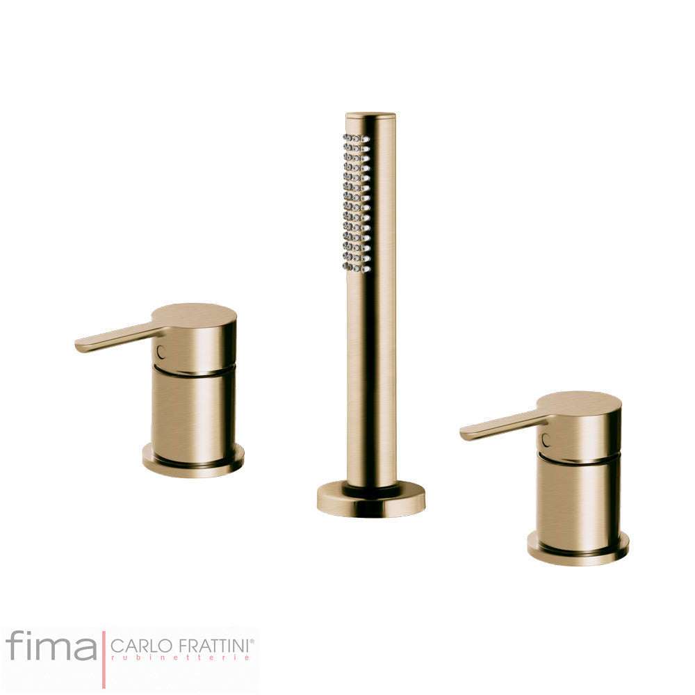 SNAP BATH MIXER - DECK MOUNTED EXCL SPOUT