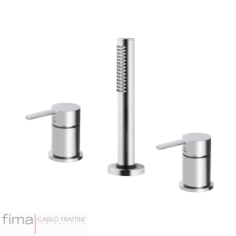 SNAP BATH MIXER - DECK MOUNTED EXCL SPOUT