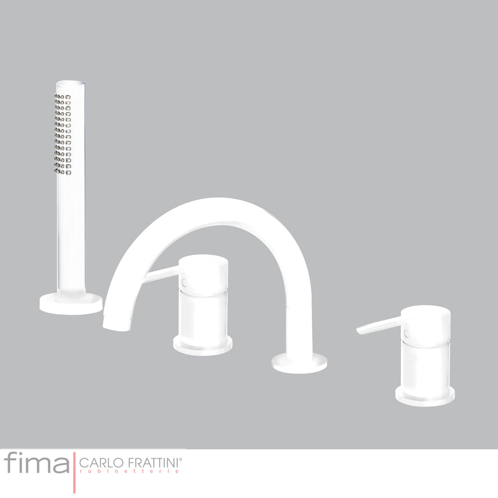 SNAP BATH MIXER - DECK MOUNTED INCL SPOUT