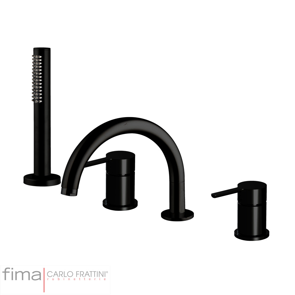 SNAP BATH MIXER - DECK MOUNTED INCL SPOUT