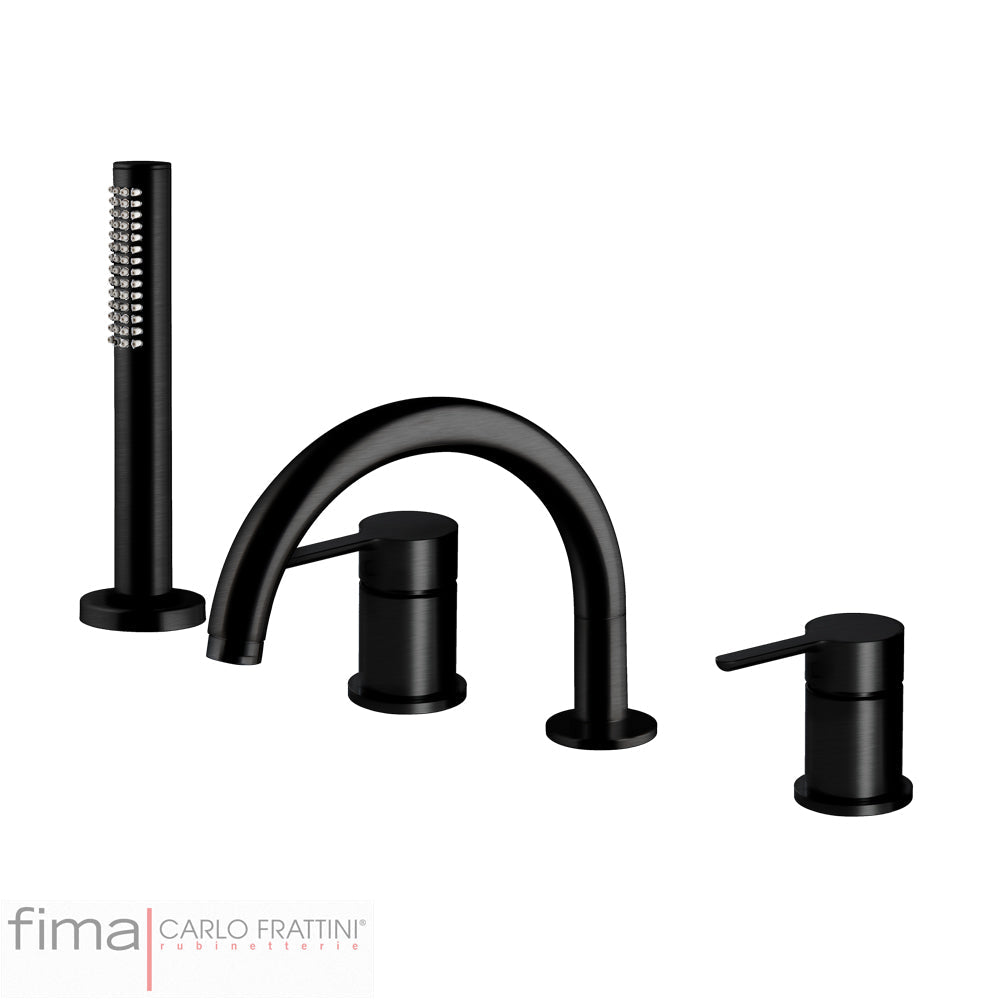 SNAP BATH MIXER - DECK MOUNTED INCL SPOUT