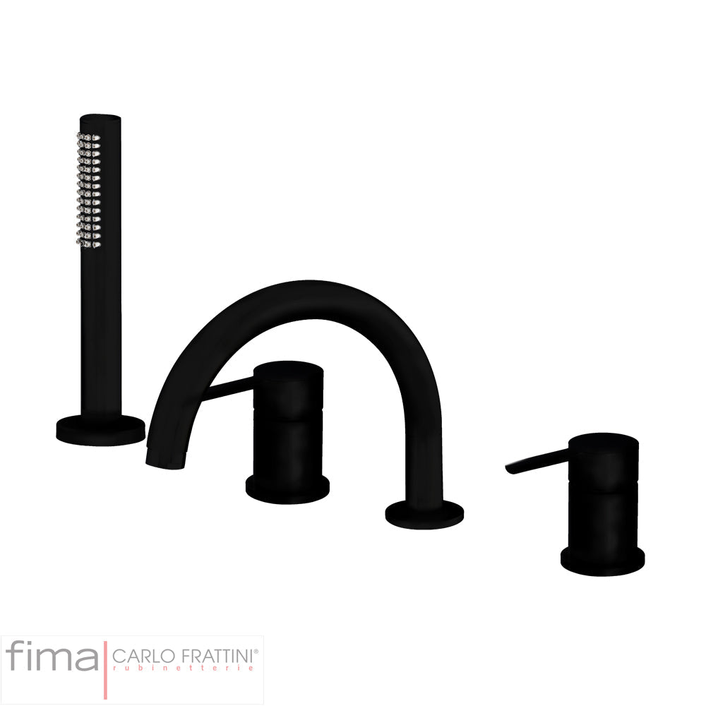 SNAP BATH MIXER - DECK MOUNTED INCL SPOUT