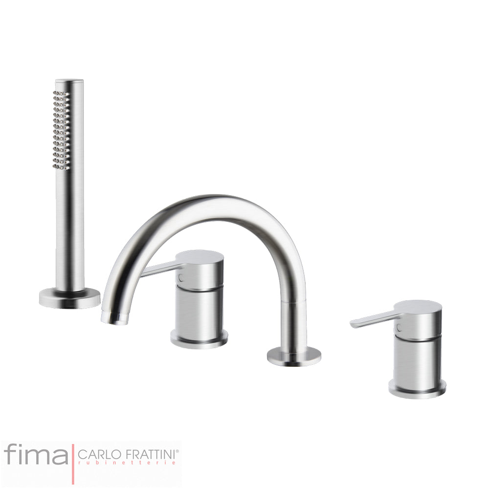 SNAP BATH MIXER - DECK MOUNTED INCL SPOUT