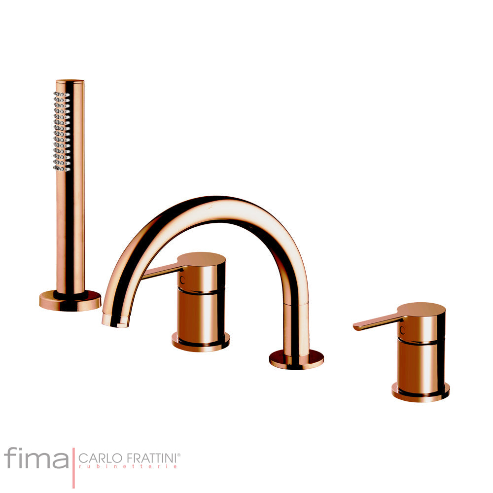 SNAP BATH MIXER - DECK MOUNTED INCL SPOUT