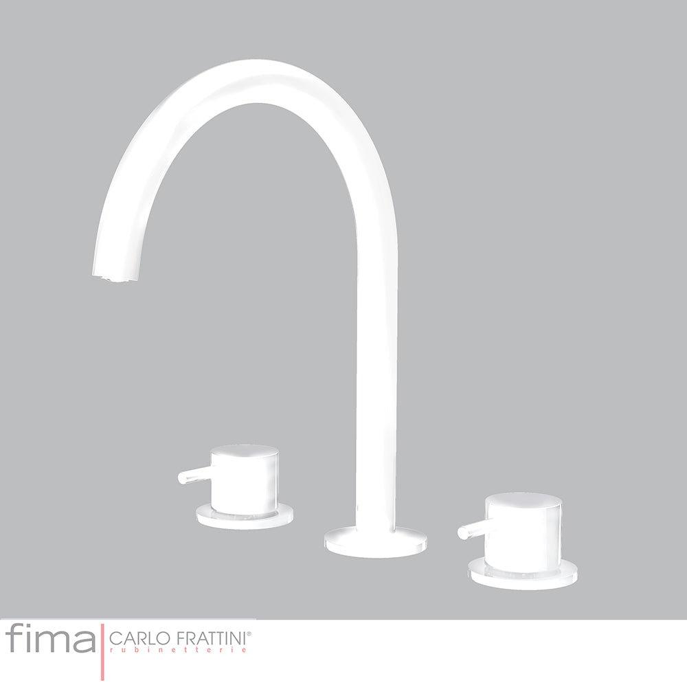 SPILLO UP BASIN MIXER - 3 TAP HOLE HOOP SPOUT