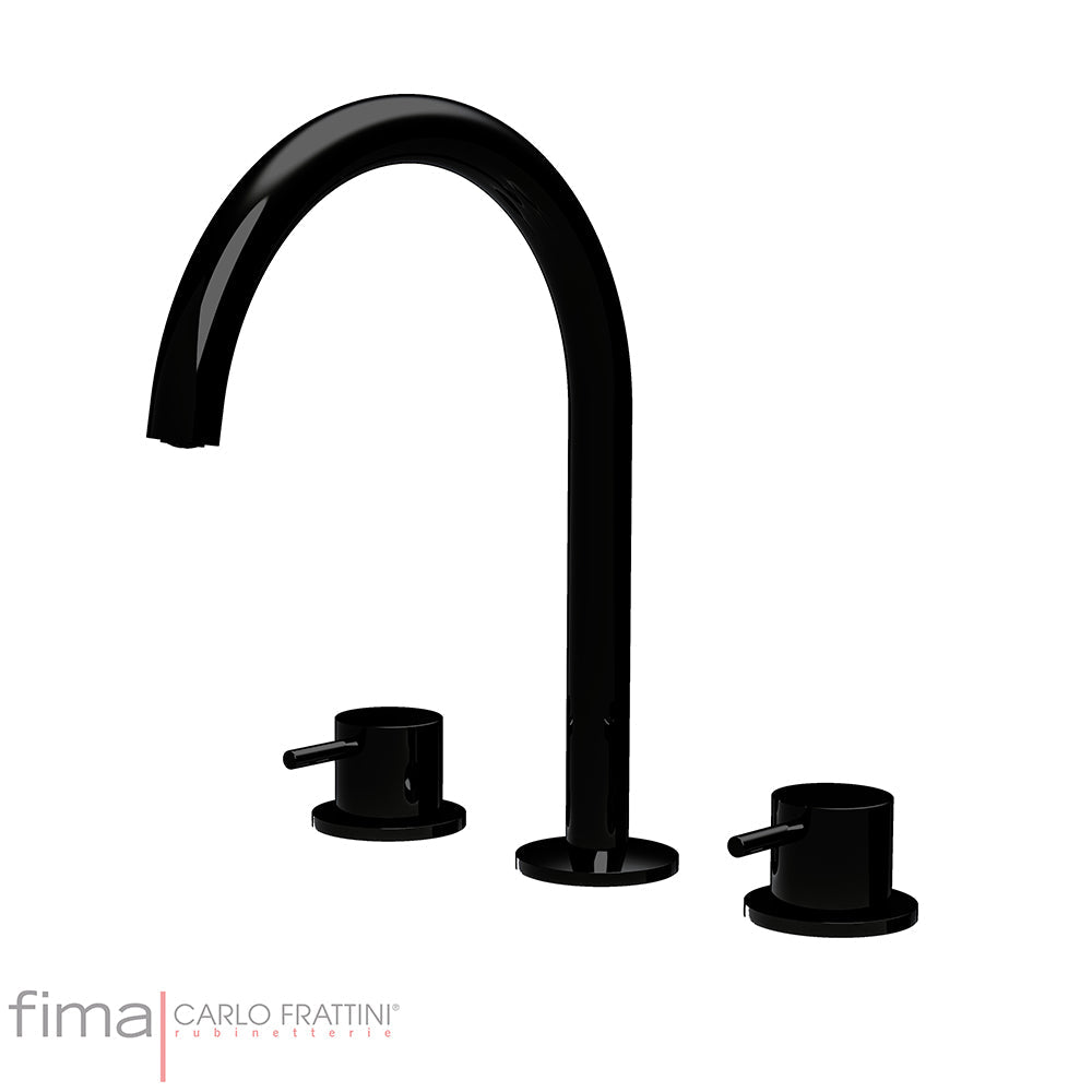 SPILLO UP BASIN MIXER - 3 TAP HOLE HOOP SPOUT
