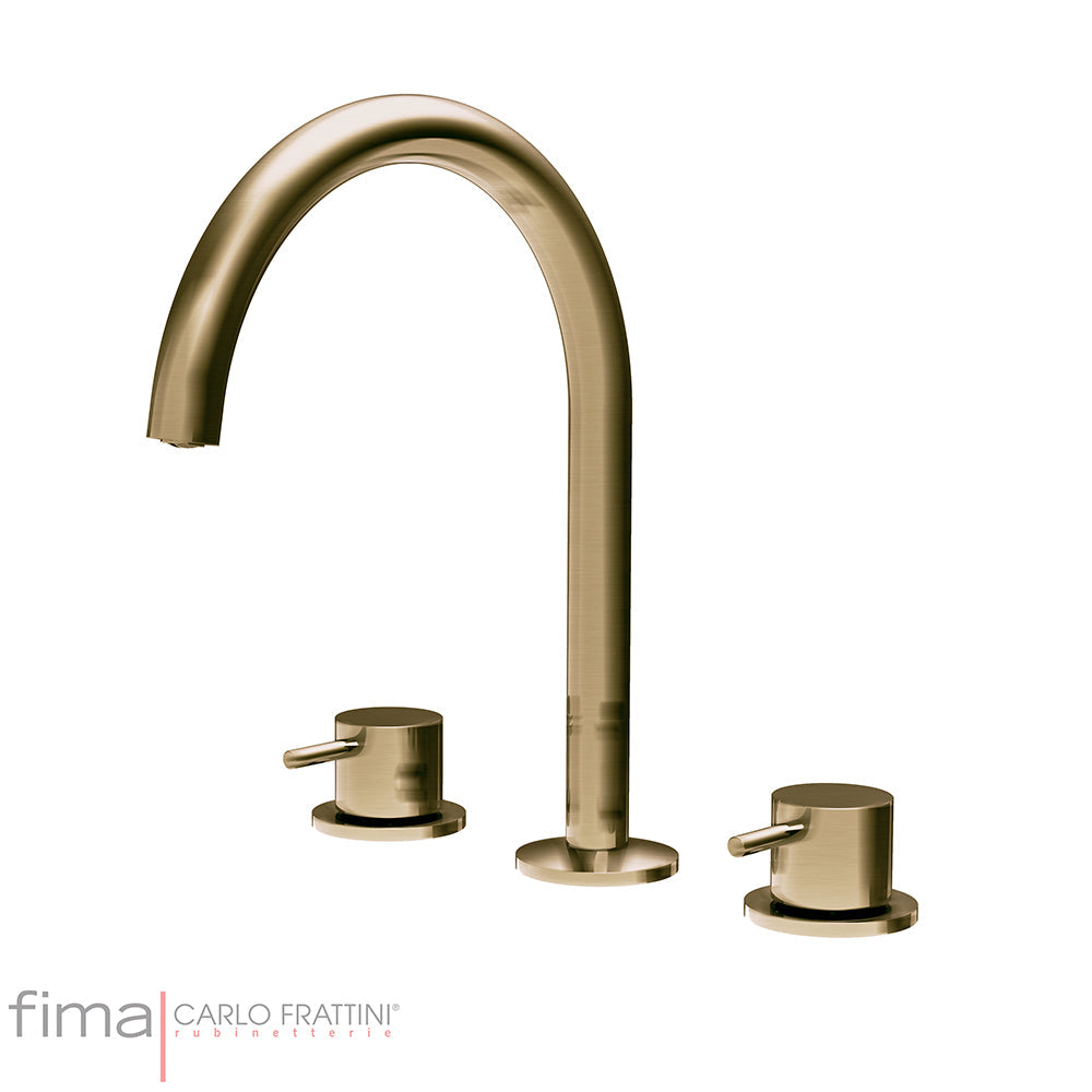 SPILLO UP BASIN MIXER - 3 TAP HOLE HOOP SPOUT