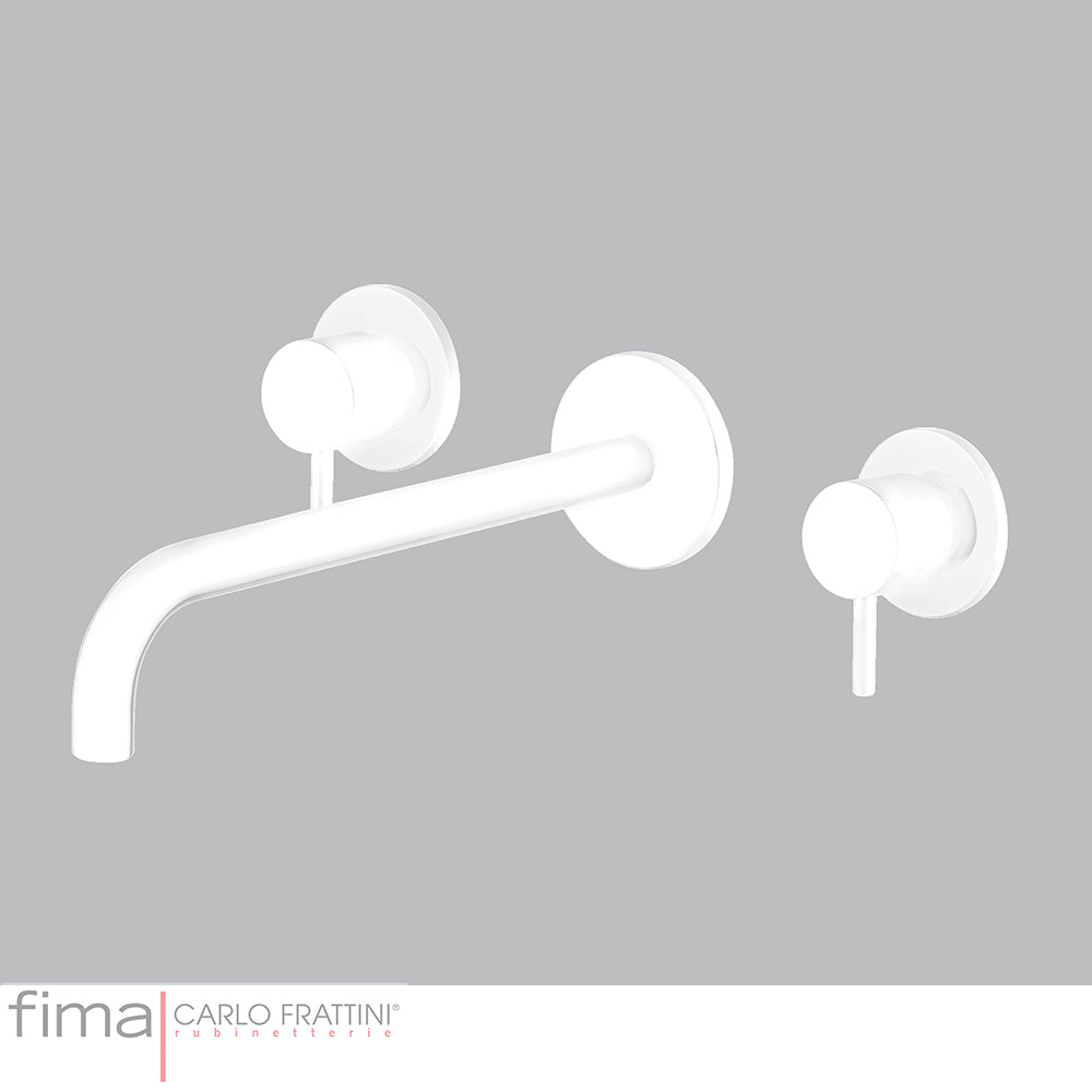 SPILLO UP BASIN MIXER - WALL MOUNTED - 3 TAP HOLE 200MM SPOUT